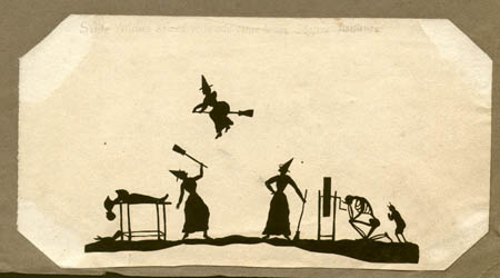 Witches Save Doctor from Death - Set of Silhouettes