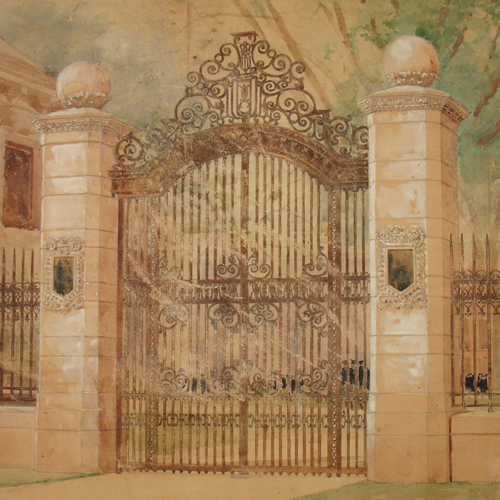 Hughson Hawley, Old Campus Gate, Yale University, 1895