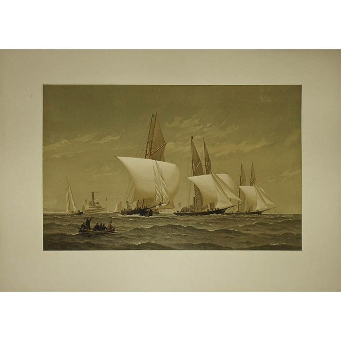 Plate 2: Sandy Hook to the Needles — 1866.