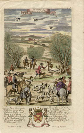 Fox Hunting, viz; Uncoupling, & casting of ye Hounds