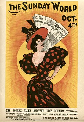 October 4, 1896 Sunday World Poster