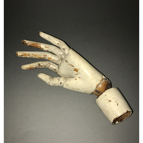 Decorative Arts, Mannequin, Model Hand, Wooden Articulated