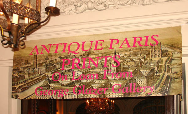Banner for our display at the Lotos Club.