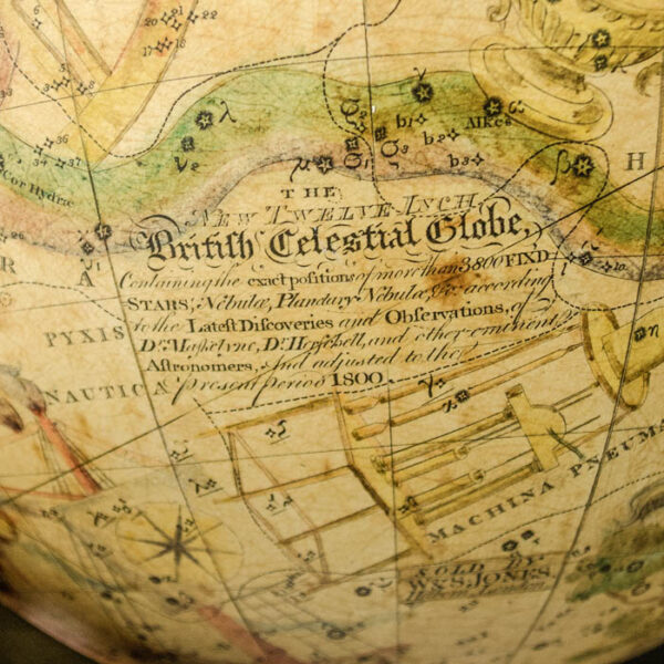 Bardin, The New Twelve Inch British Celestial Globe, detail