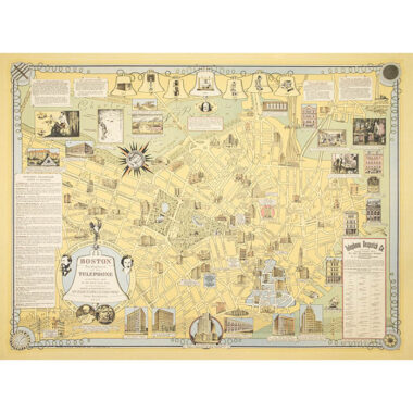 Ernest Dudley Chase, Boston, Birthplace of the Telephone, A Pictorial Map