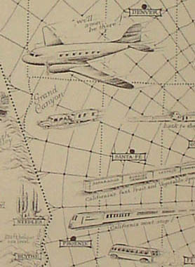 Ernest Dudley Chase, The United States as Viewed by California (Very Unofficial), detail