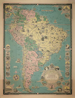 The Good Neighbor Pictorial Map of South America