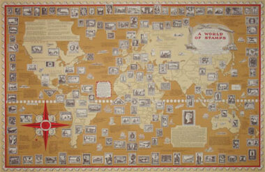 Ernest Dudley Chase, The Pictorial Map, A World of Stamps
