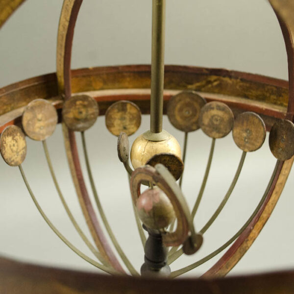Pasteboard French Armillary Orrery, detail