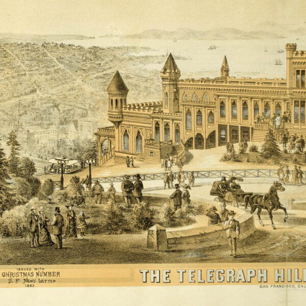 The Telegraph Hill Observatory, San Francisco, California, detail