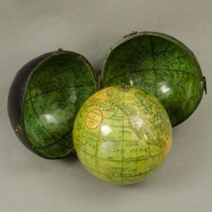 Lane/Harris 2.75-Inch Terrestrial Pocket Globe in Celestial Case