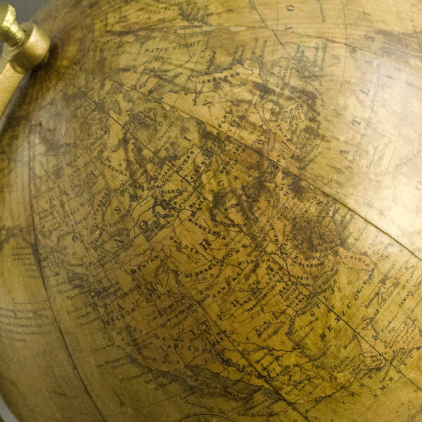 Masonic 10-Inch Terrestrial Table Globe, detail
