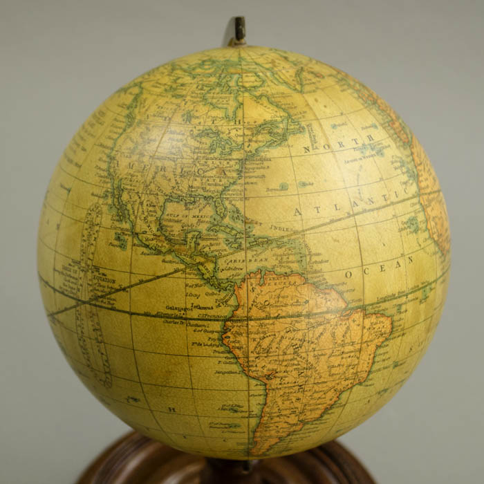 Smith & Son 6-Inch Terrestrial Table Globe, detail