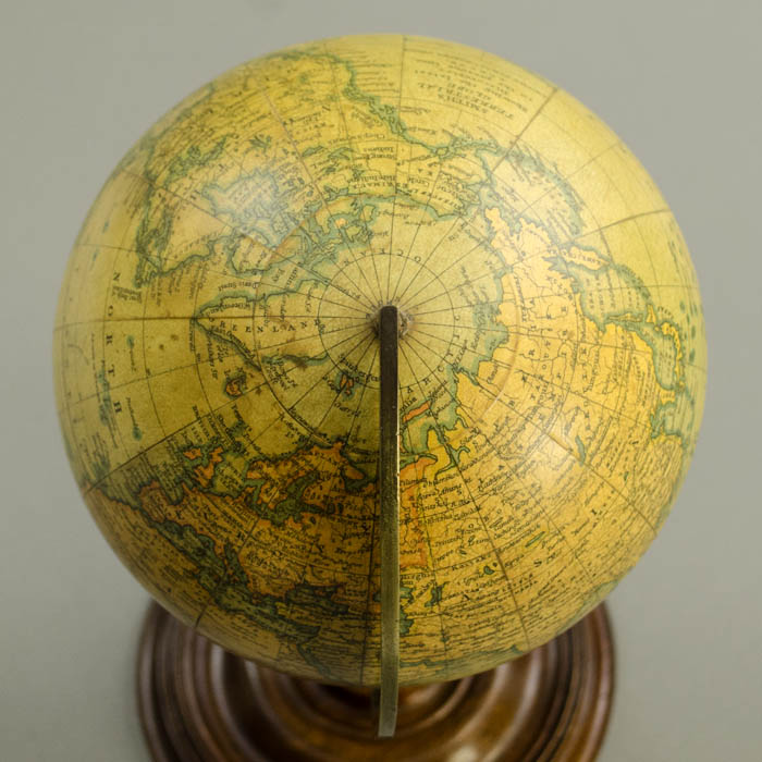 Smith & Son 6-Inch Terrestrial Table Globe, detail