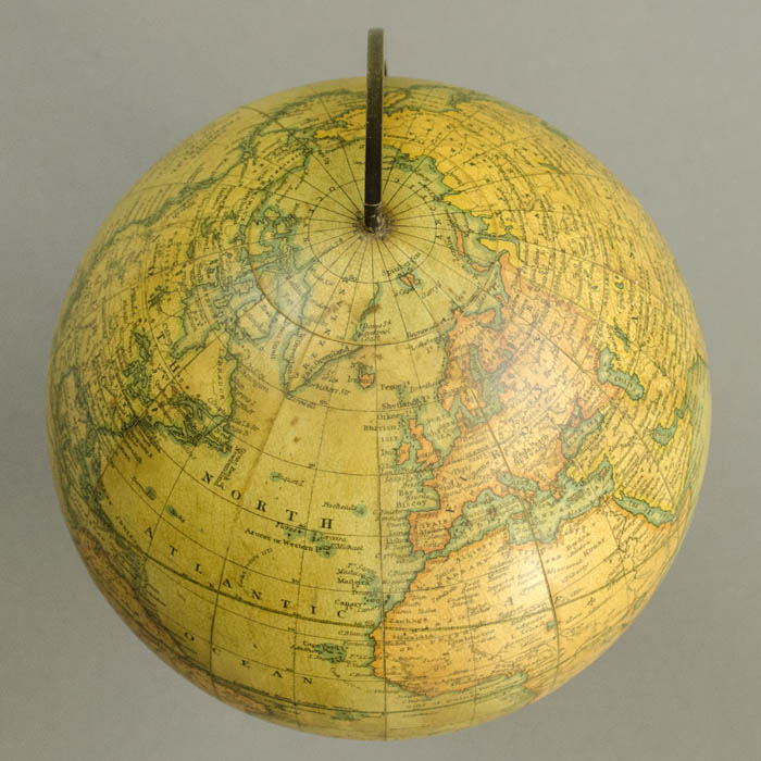 Smith & Son 6-Inch Terrestrial Table Globe, detail