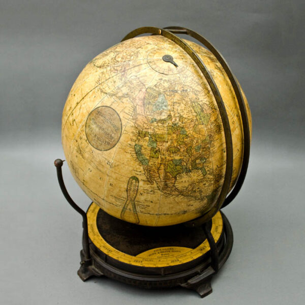 Ginn & Heath, 12-Inch Terrestrial Globe in Fitz Mount