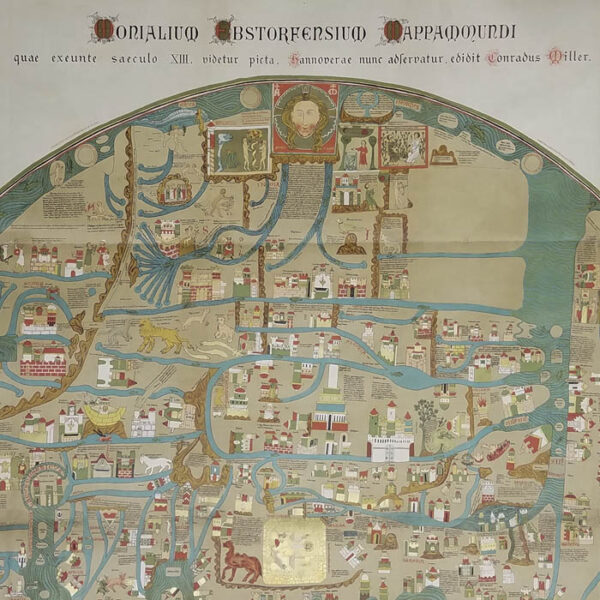 Monialium Ebstorfensium Mappamundi… [The Ebstorf Map of the World], detail