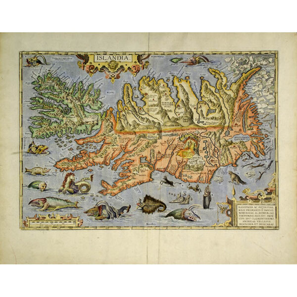 Ortelius Map of Islandia [Iceland]