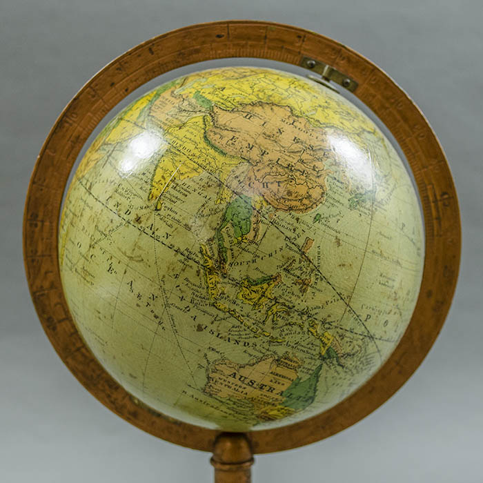 Globe, American, Schedler Gair, Terrestrial World, 6-Inch