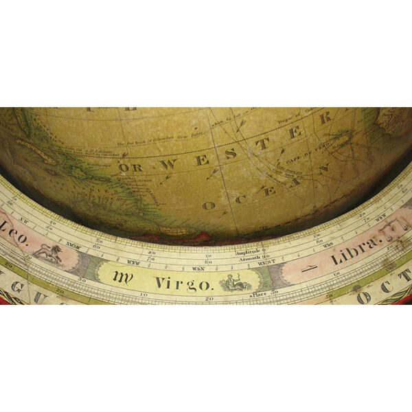 James Wilson 13-inch Terrestrial Table Globe, detail
