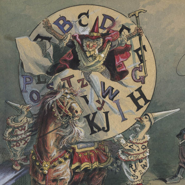 Richard André, Through the Alphabet, Illustration for Mother Goose ABC, detail