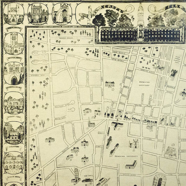 Princeton, pictorial map detail