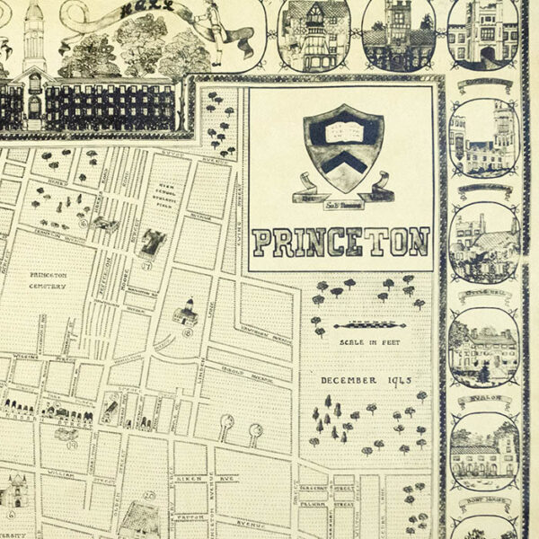 Princeton, pictorial map detail