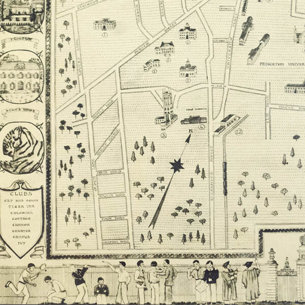 Princeton, pictorial map detail