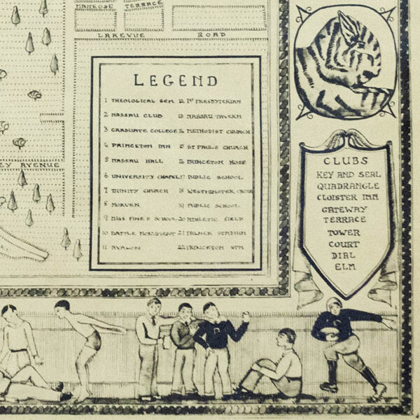 Princeton, pictorial map detail