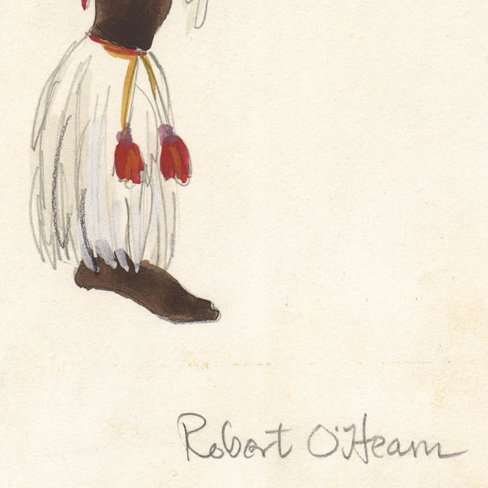 "Aida," Ballet Zulu, Met Opera, detail