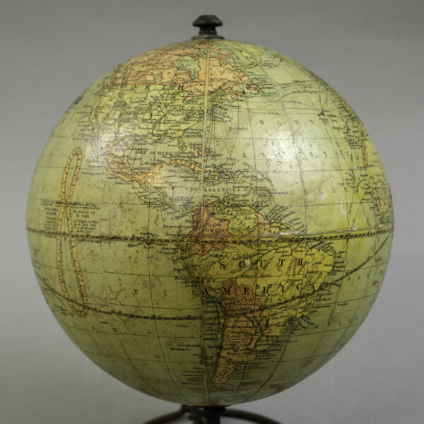 W. & A.K. Johnston/ Weber Costello 6-Inch Terrestrial Table Globe, detail