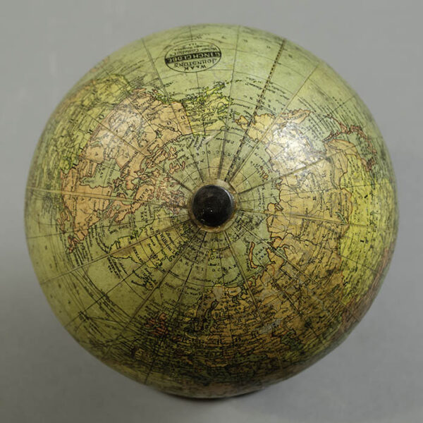 W. & A.K. Johnston/ Weber Costello 6-Inch Terrestrial Table Globe, detail