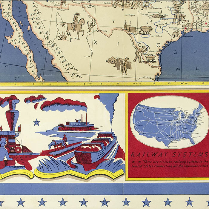 Edward Everett Henry, Our United States, detail