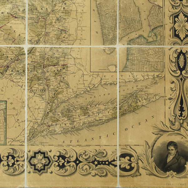 Sherman and Smith, Map of the State of New York, detail