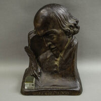 Shakespeare Profile Bust and Inkwell