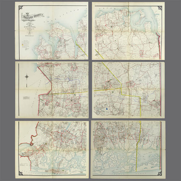 E. Belcher Hyde, Real Estate Map, Nassau County, Long Island, N.Y., Library Form