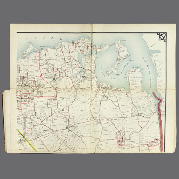 E. Belcher Hyde, Real Estate Map, Nassau County, Long Island, N.Y., Library Form, upper right map