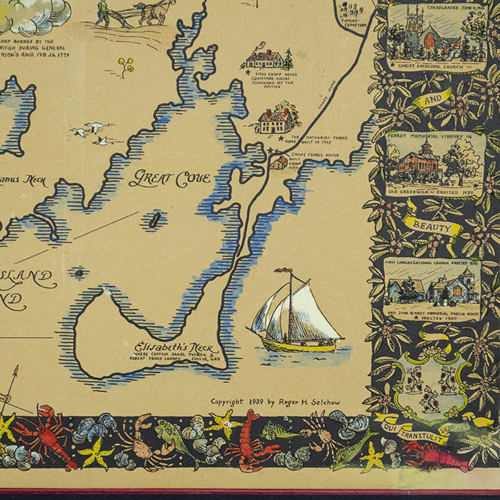 Greenwich Connecticut at the Time of Ye Revolution, 1775-1800, detail