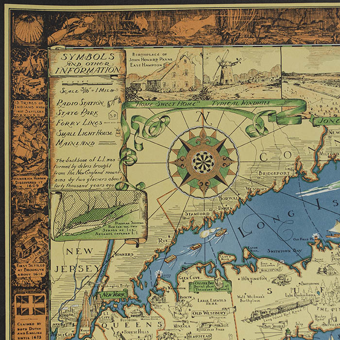 A Map of Long Island, detail