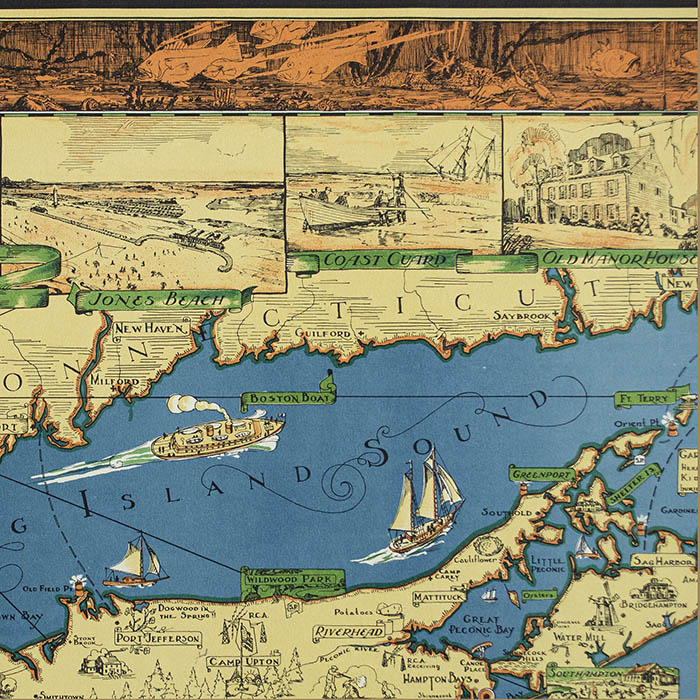 A Map of Long Island, detail