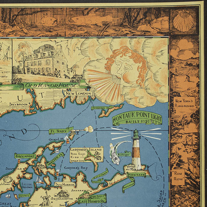 A Map of Long Island, detail