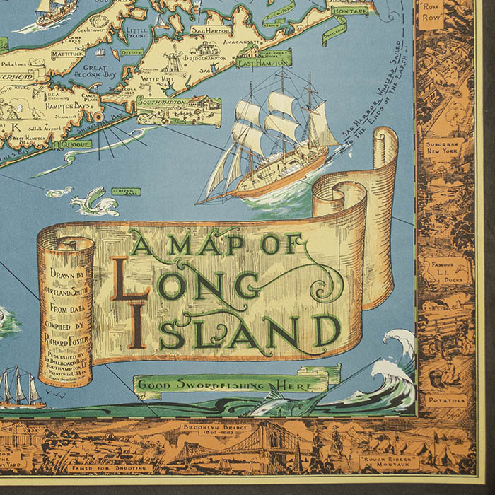 A Map of Long Island, detail