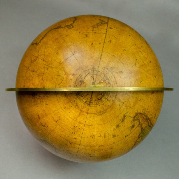 Josiah Loring 12-inch Terrestrial Table Globe, detail