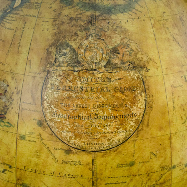 C. Smith & Son 18-Inch Terrestrial Floor Globe, detail