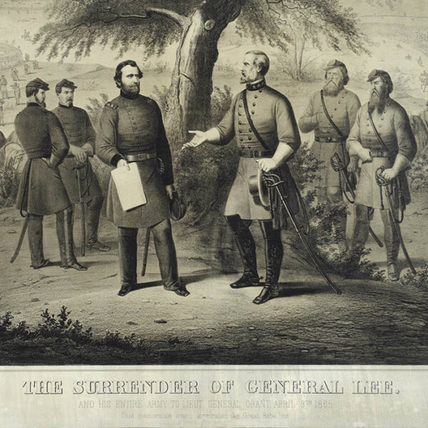 The Surrender of General Lee, detail