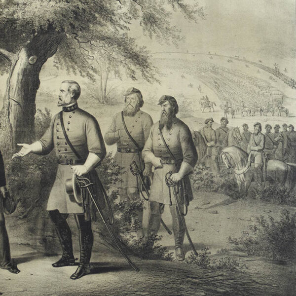 The Surrender of General Lee, detail