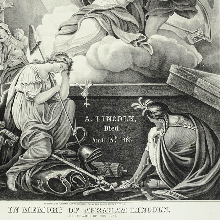 In Memory of Abraham Lincoln: The Reward of the Just, detail
