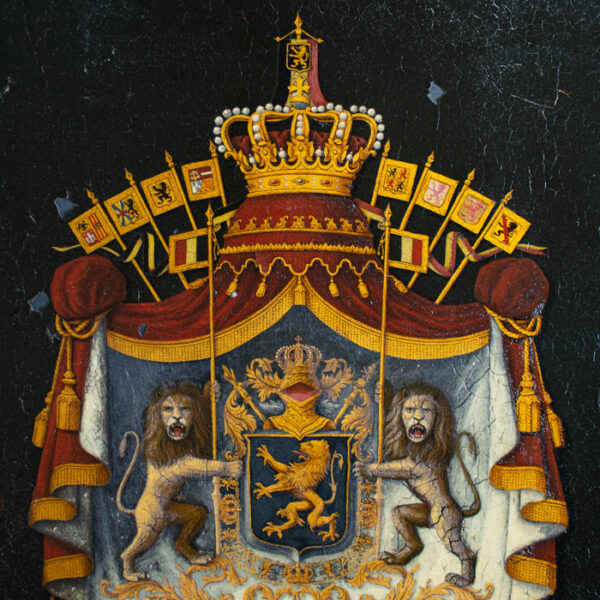 Kingdom of Belgium Greater Coat of Arms, detail
