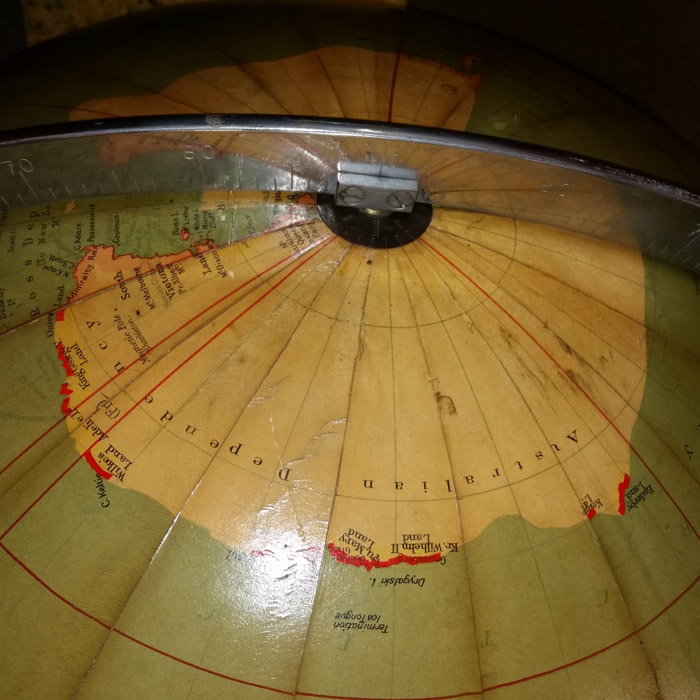 Philips' 30-Inch Terrestrial Globe, detail