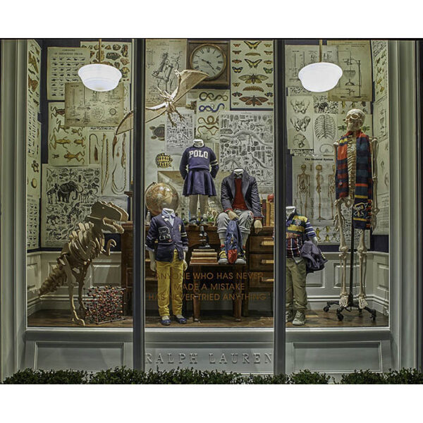 Ralph Lauren Children's Store Window, Back to School 2019